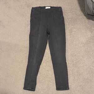 Black We the Free by Free People High-Waisted Skinny Pants